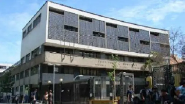 Fachada del Instituto Nacional en Chile