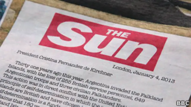 Письмо газеты Sun