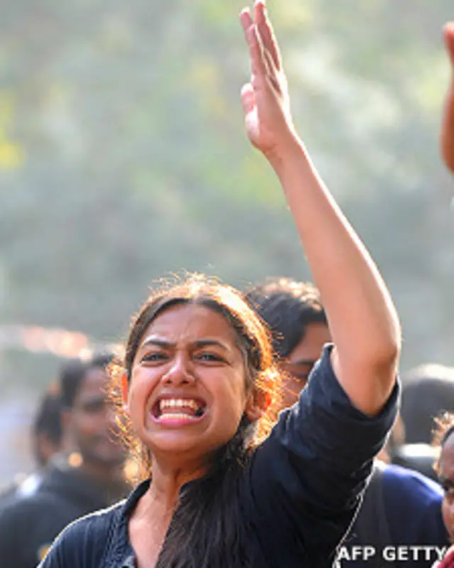 दिल्ली में विरोध प्रदर्शन