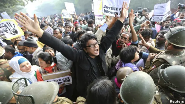 दिल्ली में विरोध प्रदर्शन