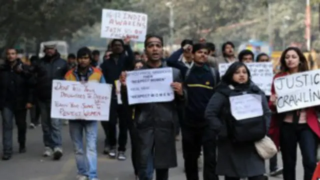 Protes kasus perkosaan di India