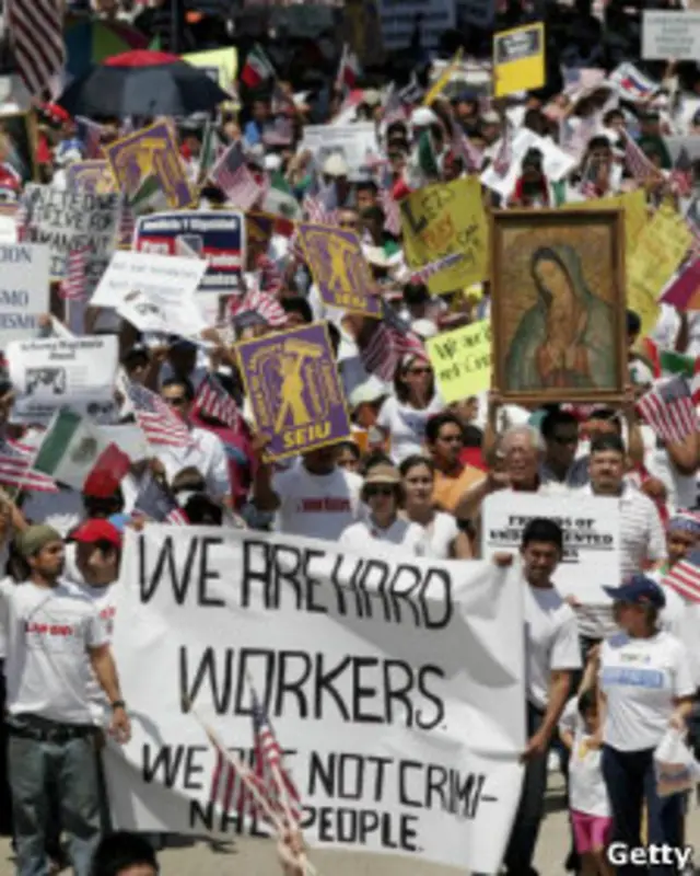 Marcha de indocumentados