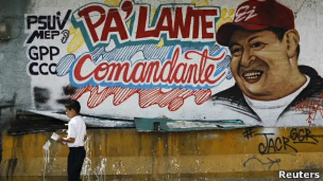 Mural de Hugo Chávez