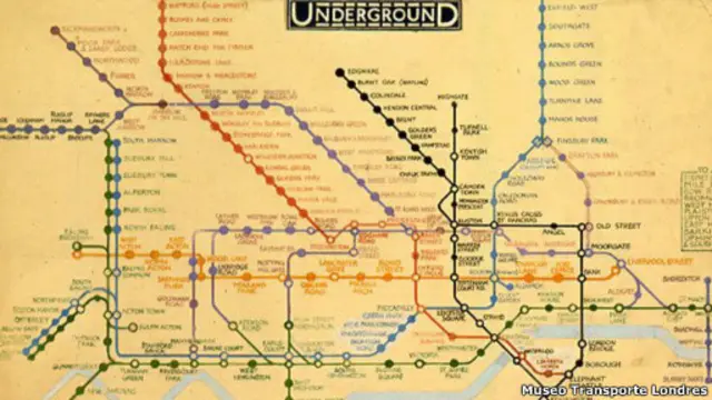 Mapa del metro de Londres