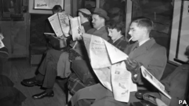 Pasajeros del metro de Londres