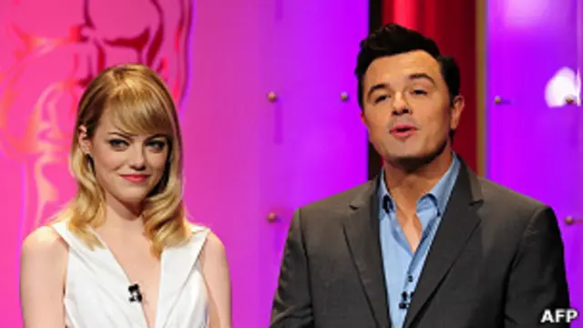 Seth MacFarlane y Emma Stone