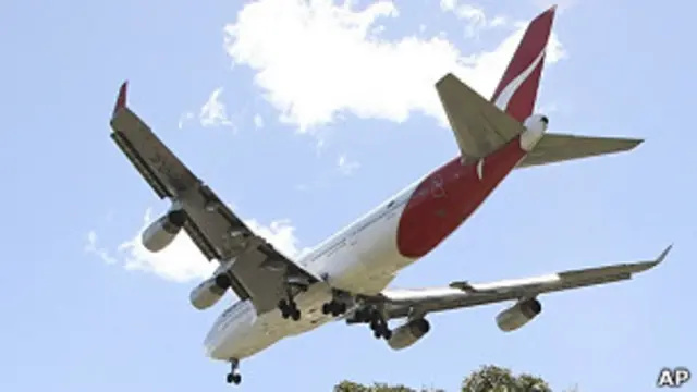 Avión de Qantas