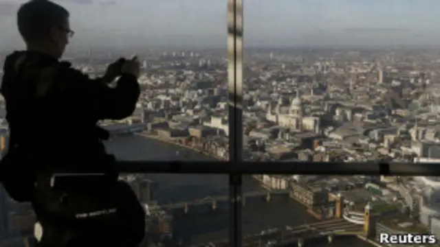 Вид с башни Shard