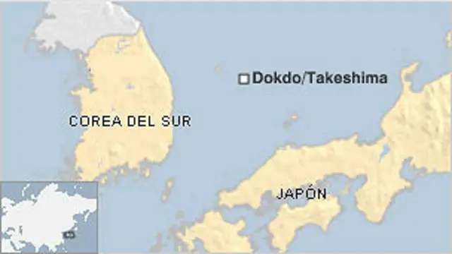 dokdo takeshima mapa