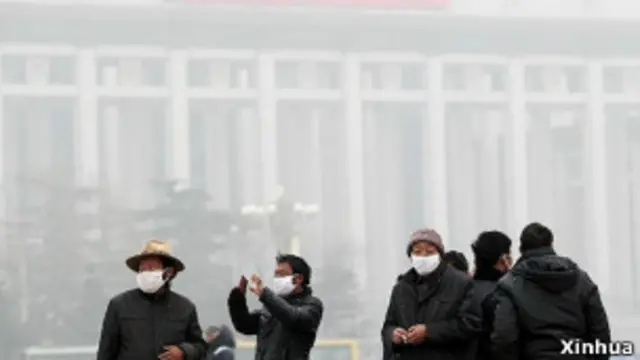 Trung Quốc đang đối diện ô nhiễm không khí tại nhiều thành phố.