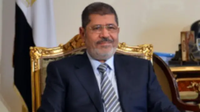 الرئيس المصري محمد مرسي 