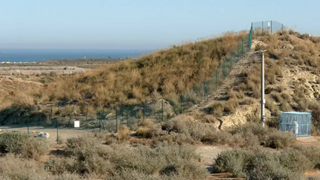 zona contaminada con plutonio en Palomares, España