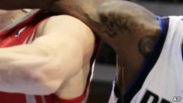 Axilas de jugadores de basketball