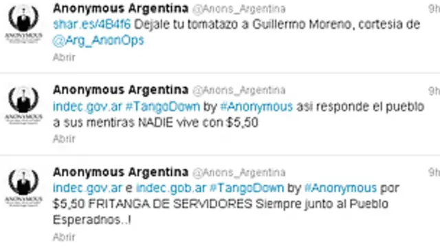 Twitter de Anonymous Argentina