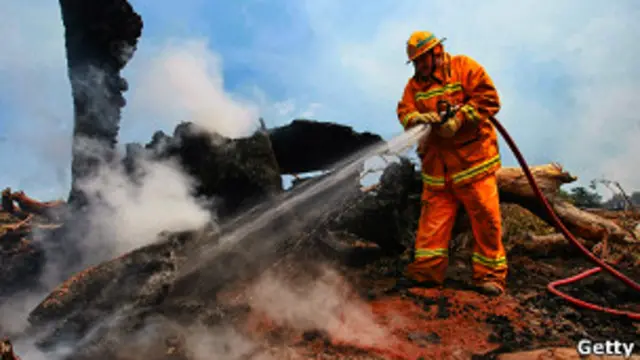 Incendio en Australia