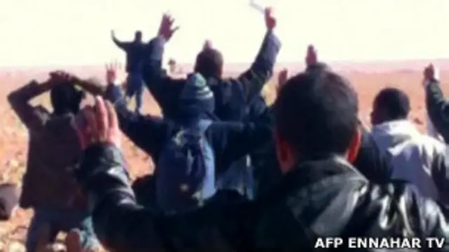 Освобожденные заложники в Алжире