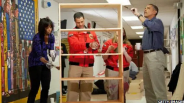 Barack Obama dan istrinya, Michelle