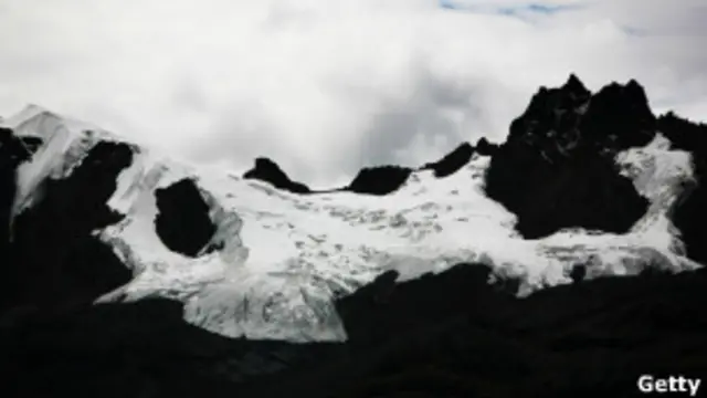 Glaciar andino
