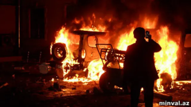 Пожар в Исмаиллы