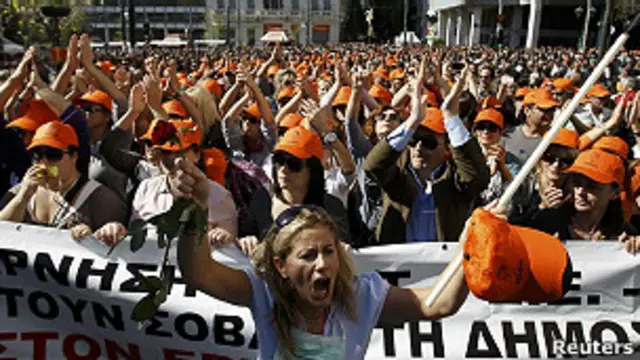 Протесты в Греции