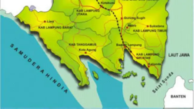 peta lampung