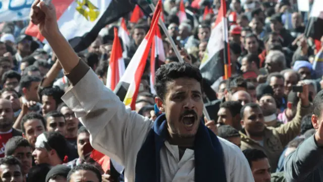 Pengunjuk rasa di Mesir