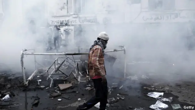 Unjuk rasa di Mesir.