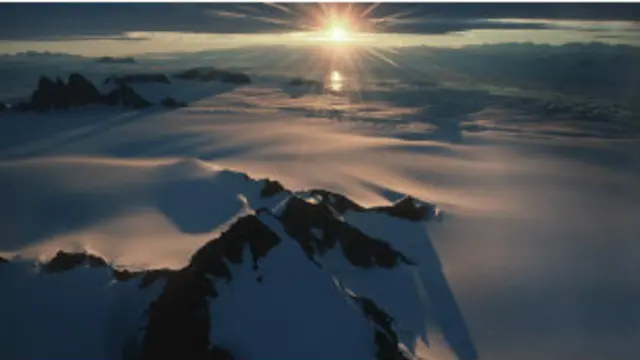 Paisaje de la Antártica