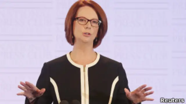 جيلارد أول امرأة تتولى منصب رئاسة الوزراء في استراليا. 