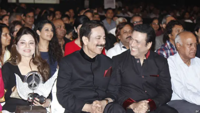 अभिनेता गोविंदा के साथ सुब्रत रॉय