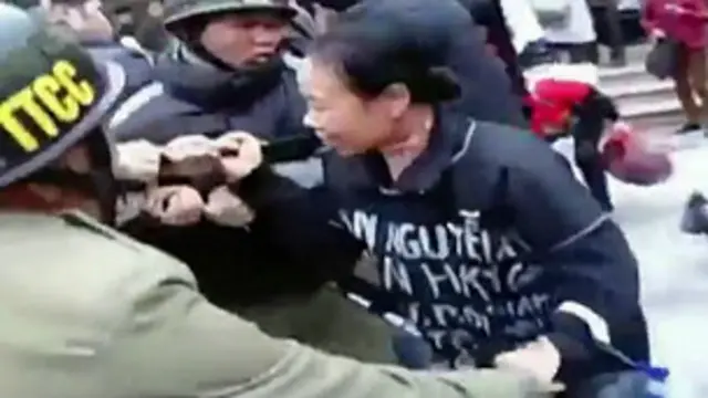 Công an đã từng xô xát với nông dân ở Dương Nội