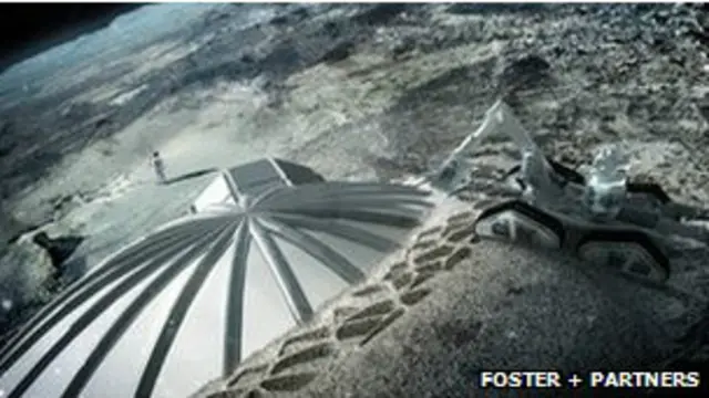  تصميمات لبنايات يمكن أن تبنى على القمر