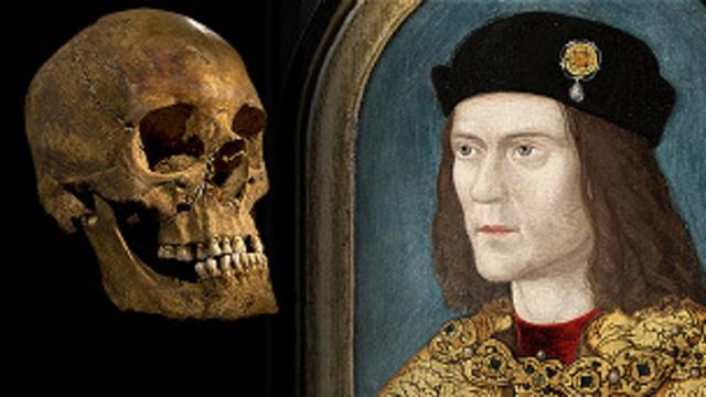 Cráneo y retrato de Ricardo III