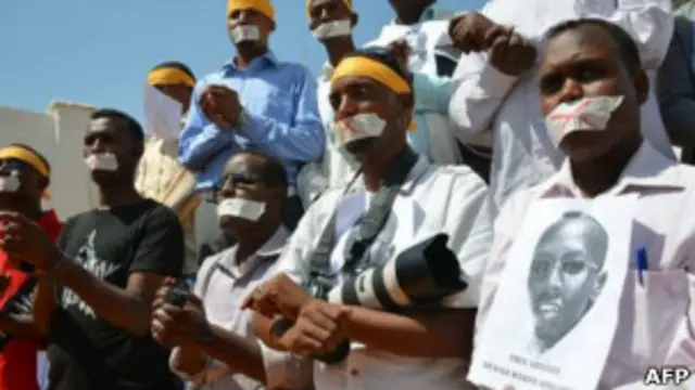 تعتبر الصومال من اكثر الدول انتهاكا لحريات الصحفيين