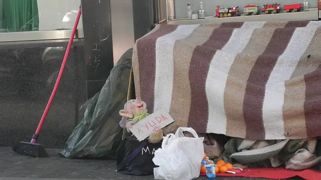 Vivienda de sin techo en España