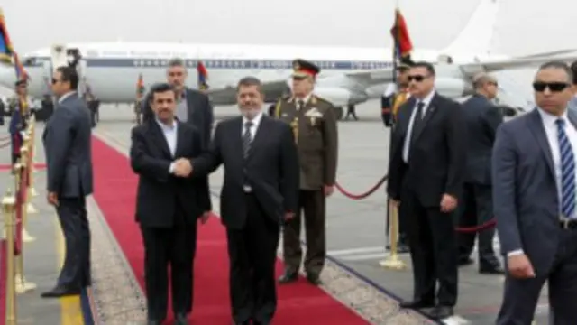 أحمدي نجاد،ايران،مصر،مرسي 