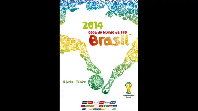 В Бразилии представили официальный плакат чемпионата мира по футболу 2014 года.