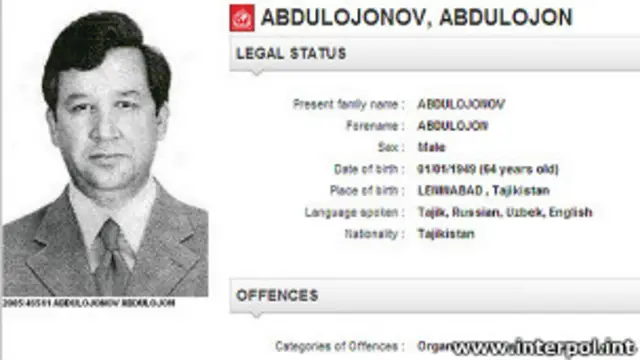 Бывший премьер-министр Таджикистана Абдумалик Абдулоджонов