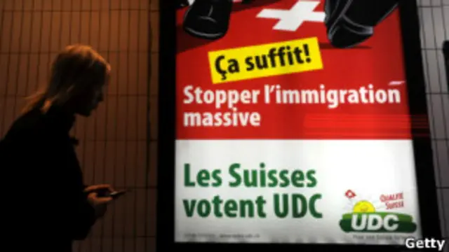 Pancarta partidista suiza