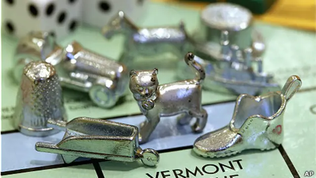 Fichas de Monopolio.