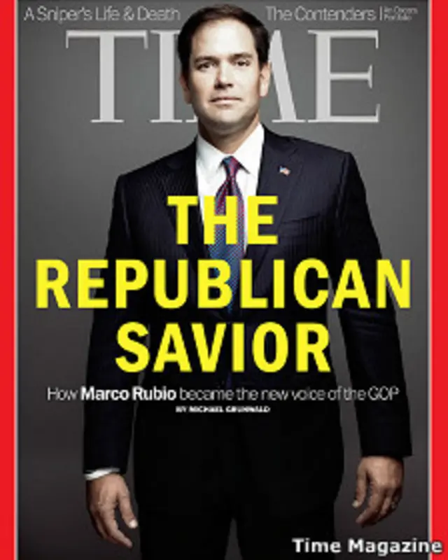 Marco Rubio en la portada de Time