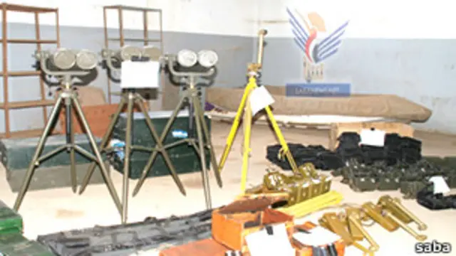 الأسلحة المضبوطة تشمل "صواريخ مضادة للطائرات" 