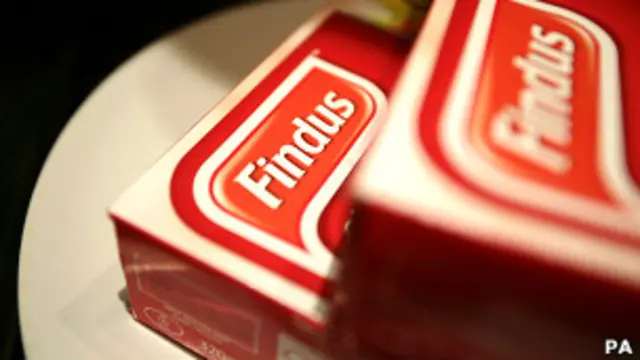 Пакеты с продукцией Findus