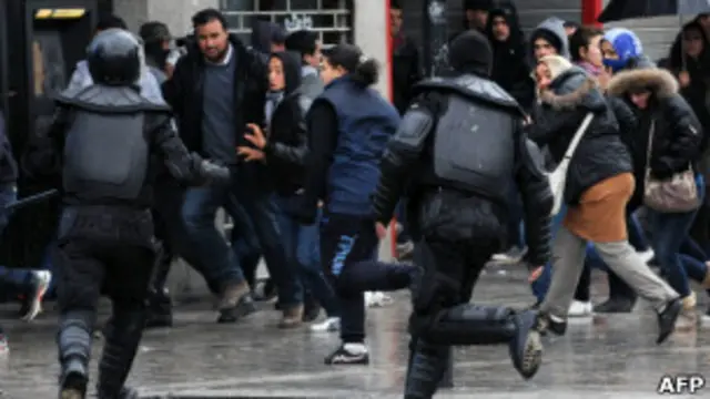 Насилия в Тунисе