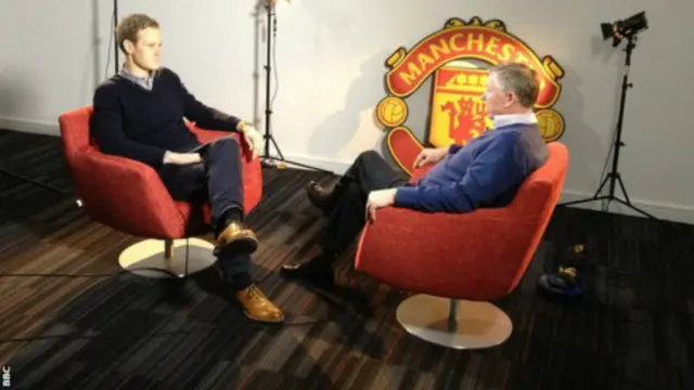 Alex Ferguson dan Dan Walker