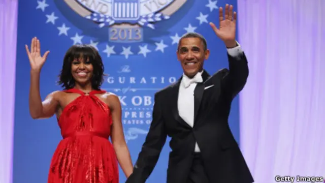 Michelle y Barack Obama en la segunda investidura