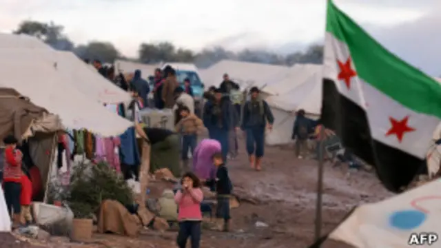 تدفق اللاجئين السوريين على الدول المجاورة