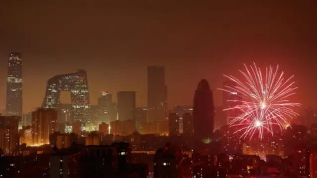 Kembang api di Beijing