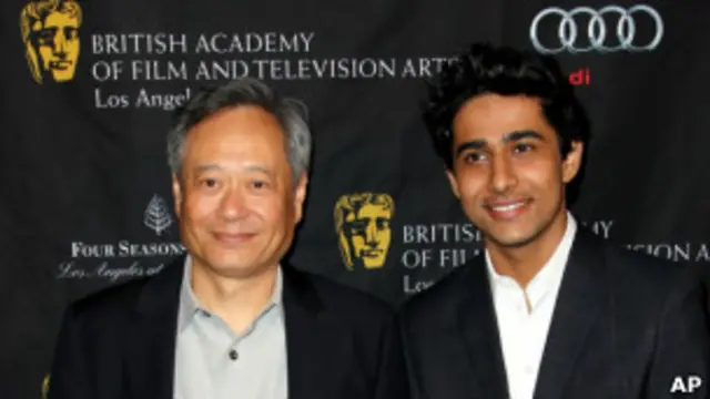 Режиссер Анг Ли и актер Сурадж Шарма