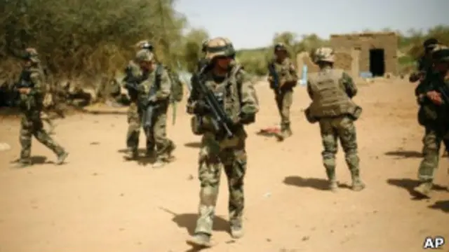 Военные в малийском городе Гао